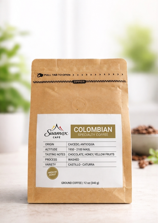 Caicedo | Chocolate · Honey · Yellow Fruit